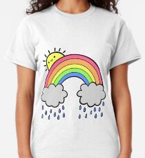 Rainbow Above the Clouds Classic T-Shirt