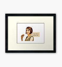 Give A Fig Framed Print