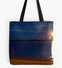 Lighthouse at Night 1 Tote Bag