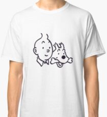 Tintin And Milou Merchandise Classic T-Shirt
