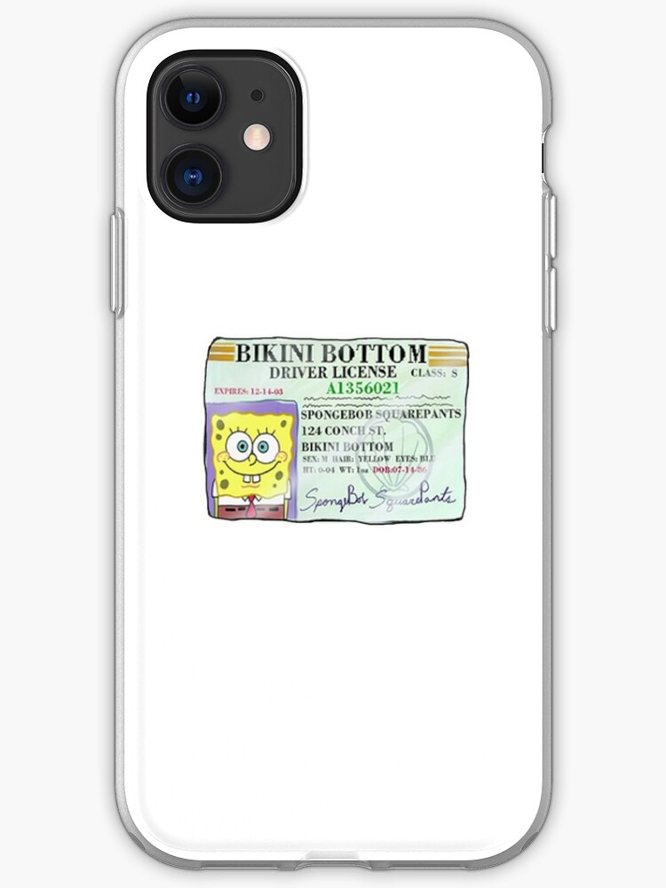 Spongebob Squarepants Driver S License Iphone Case Cover By