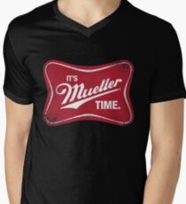 Mueller Time Men's V-Neck T-Shirt