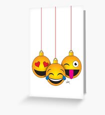 Emoji Weihnachten Grußkarte