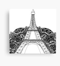 Eiffelturm Mandala Leinwanddruck