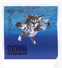 Catvana in nirvana kittenmind Poster