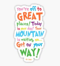 Oh! The Places You'll Go Sticker