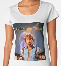 Chuck Norris Premium Scoop T-Shirt