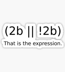 2b or !2b - code Sticker