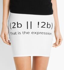 2b or !2b - code Mini Skirt