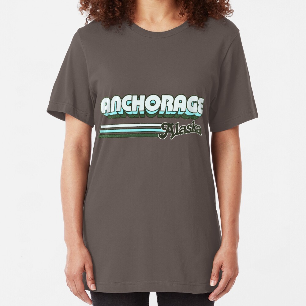 Anchorage, AL | City Stripes Slim Fit T-Shirt