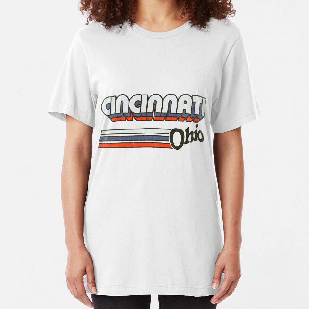 Cincinnati, OH | City Stripes Slim Fit T-Shirt