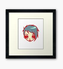 Cartoon Girl Framed Print