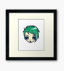 Cartoon Girl Framed Print