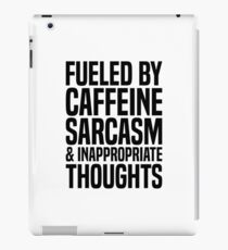 Caffeine & Sarcasm iPad Case/Skin