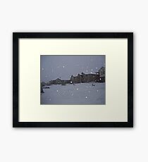 " Snowstorm " Framed Print