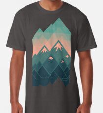 Geometrische Berge Longshirt