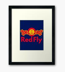 Red Fly Framed Print