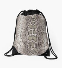 Snake Skin Drawstring Bag