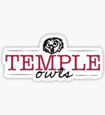 Temple Owls Sticker