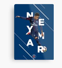 Neymar Jr. - PSG Metal Print
