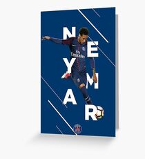 Neymar Jr. - PSG Greeting Card
