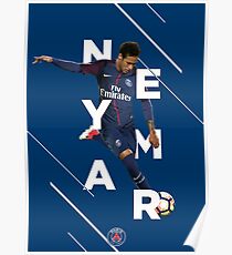 Neymar Jr. - PSG Poster