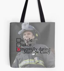 Matthew Casey - Chicago Fire Mentally Dating Tote Bag