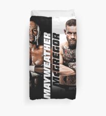McGregor VS Mayweather The Money Fight Duvet Cover