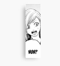 Manga Girl: HUH? Metal Print