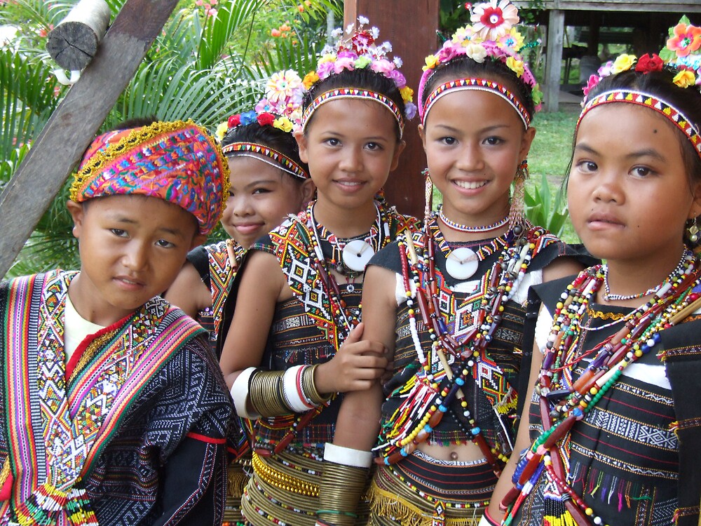  Rungus Tribe  of Borneo  by David Meyer Redbubble