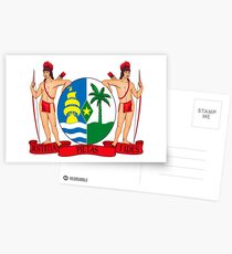 Coat of arms of Suriname Postcards