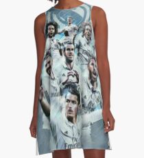 Vestido acampanado equipo real madrid