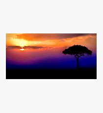 Sunset Over Masai Mara, Kenya III Photographic Print