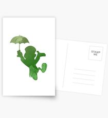 Cricket Inspired Silhouette Postcards