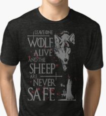 Thrones wolf t-shirt best quote Tri-blend T-Shirt