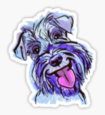 The Schnauzer Love of My Life Sticker