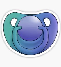blue/green paci Sticker