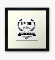 Developer Framed Print
