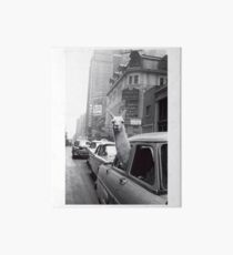New York Llama Art Board Print