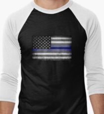 The Thin Blue Line - American Police Officer Men's Baseball ¾ T-Shirt