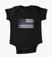 The Thin Blue Line - American Police Officer One Piece - Short Sleeve