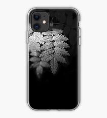 Ferns on Black iPhone Case