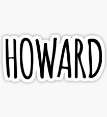 HOWARD Sticker