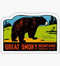 Great Smoky Mountains National Park Vintage Travel Decal Sticker