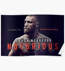 Conor McGregor the Notorious Poster