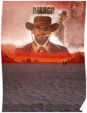Django Unchained Alternative Poster Artwork Poster