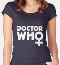 The Doctor is a Woman Women's Fitted Scoop T-Shirt