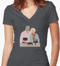 Great British Bake Off Women's Fitted V-Neck T-Shirt
