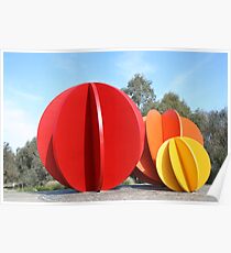 Coloured Balls Poster