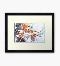Kirito and Asuna Framed Print